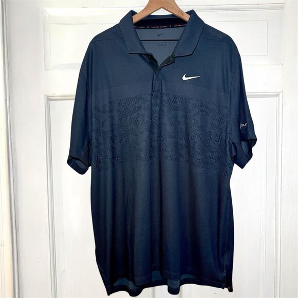 Nike Golf Tiger Woods Players Championship TPC Mesh Dry Fit Men's XXL Polo Shirt - Picture 5 of 9